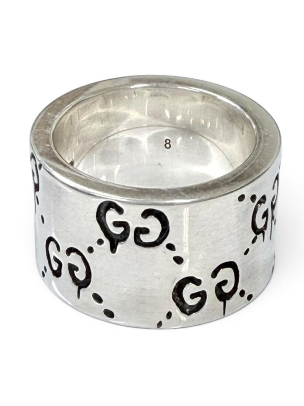Gucci 925 Ghost Ring Wide Silver - Picture 4 of 11